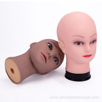 Practice Making Wigs Doll Bald Mannequin Silicone Head